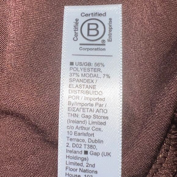 Athleta Plus Size All Around Ruched Top Long Sleeve Mahogany Brown 3X NWOT - Picture 9 of 9